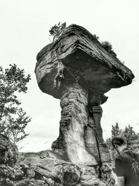 Low angle view of statue