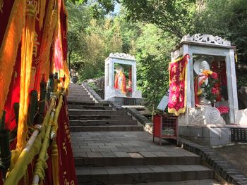 Steps of temple