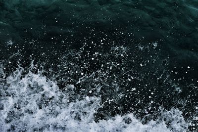 Full frame shot of frozen water