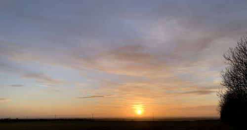 Scenic view of sunset