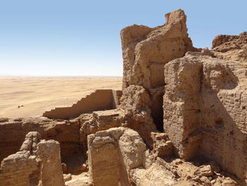 View of old ruins