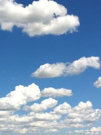 Low angle view of clouds in sky