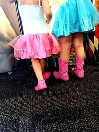 Low section of woman