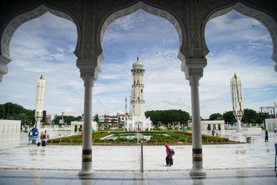 Another view of baiturrahman great mosque, was built since centuries years ago in banda aceh.