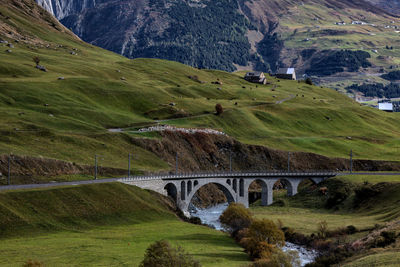 The alpine region of switzerland.