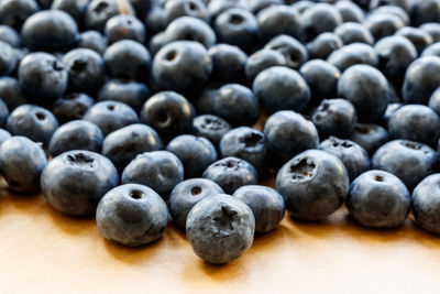 Full frame shot of blueberries