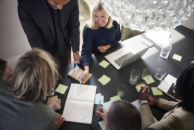 Business people at meeting