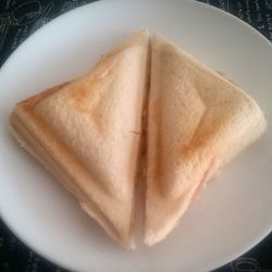 Close-up of bread in plate