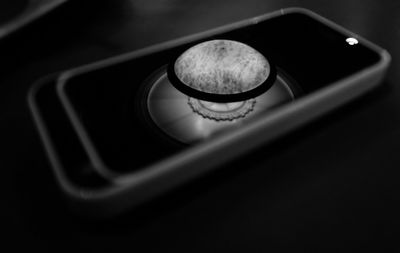 Close-up of object on table