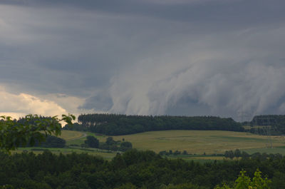 Scenic view of landscape against sky