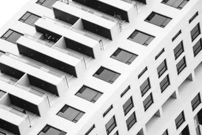 Low angle view of apartment building