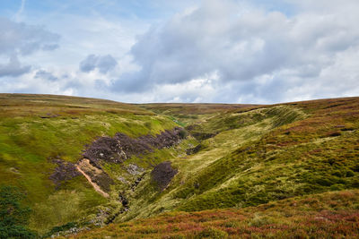 Scenic view of landscape against sky