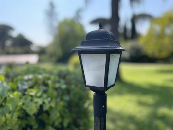 Lamp in the garden