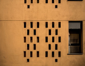 High angle view of building