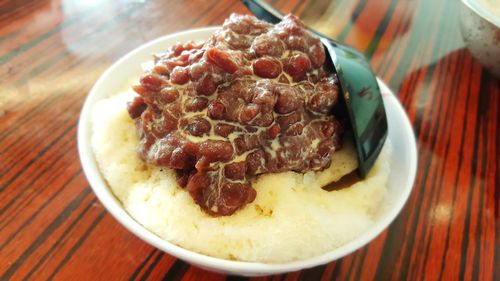 Close-up of food in bowl