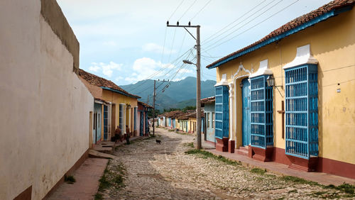 Houses against sky