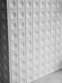 Full frame shot of white tiles