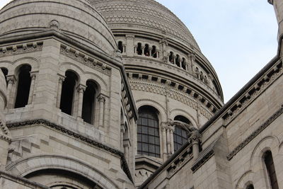 Low angle view of historic building against sky