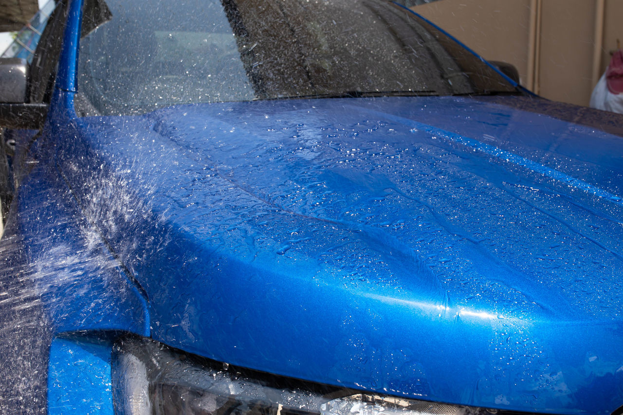CLOSE-UP OF FROZEN WATER
