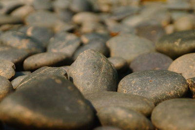 Full frame shot of stones