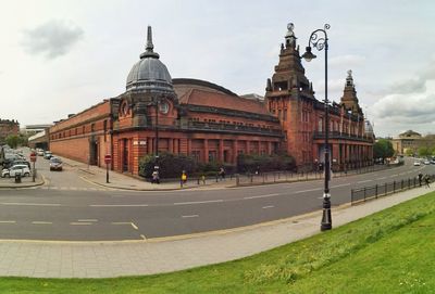 Low angle view of historical building