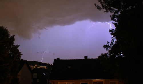 Low angle view of buildings against the sky