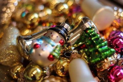 Close-up of christmas decoration