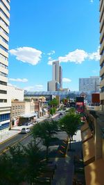 View of buildings in city