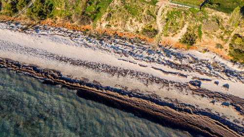 Scenic view of sea shore