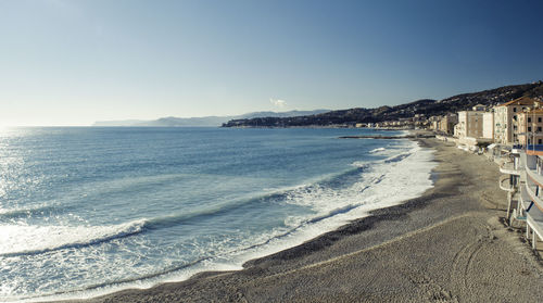 View of beach against sky