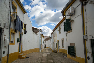 Street amidst buildings in town