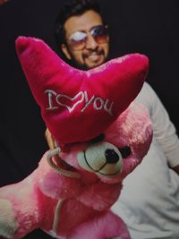 Portrait of smiling young woman