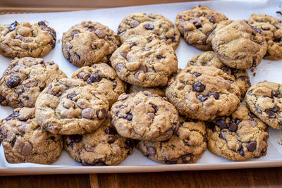 Close-up of cookies