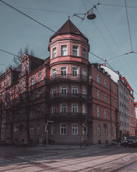 Low angle view of building against sky