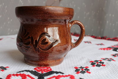 Close-up of drink on table