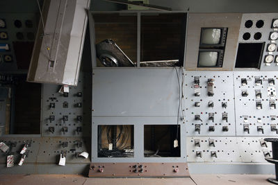 Interior of abandoned building