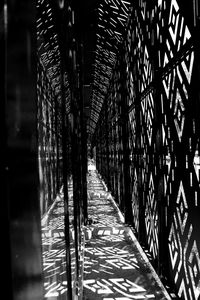 View of bridge in row