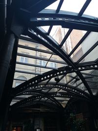 Low angle view of ceiling of building