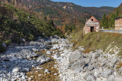 Ancient mining complex of cave del predil