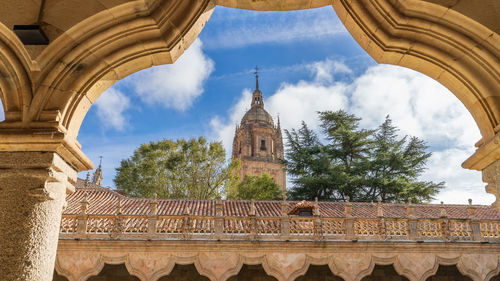 Low angle view of historical building