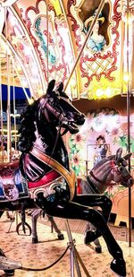 Ferris wheel at amusement park