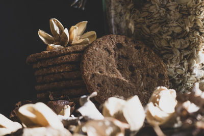 Close-up of chocolate cake