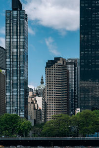 Buildings in city against sky