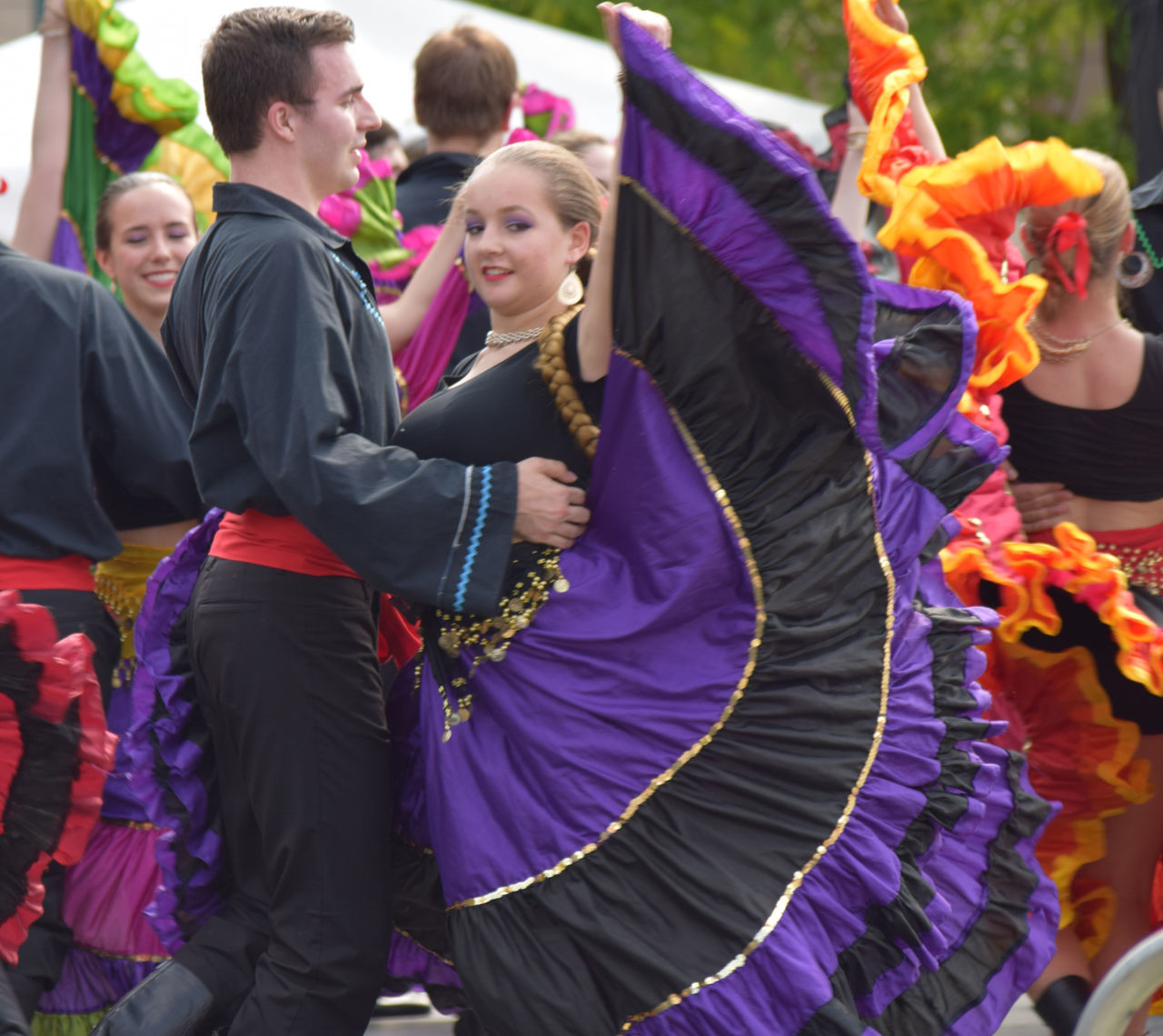 Festival dancers