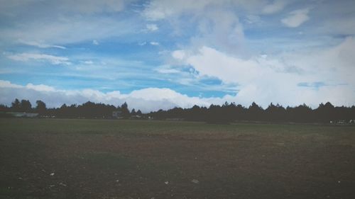 Scenic view of landscape against sky