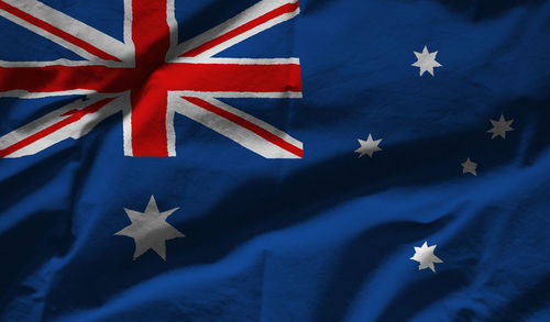 Full frame shot of australian flag