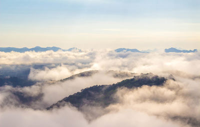 Low angle view of cloudscape against sky