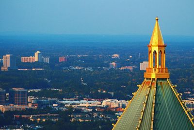 High angle view of cityscape