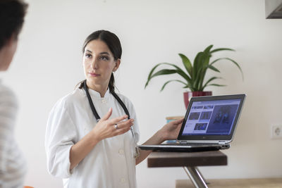 Young female doctor in a practice