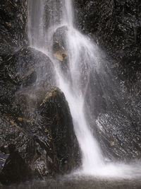 Full frame of water splashing